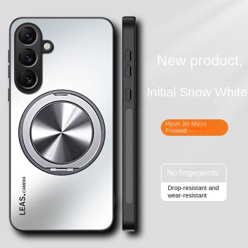 Для Samsung Galaxy S24FE S24 Plus чехол жесткий матовый с кольцом магнитный защитный чехол для Samsung S24 S23 S22 21 Ultra