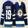 Winnipeg Jets Ice Hockey Jersey Custom Stitched Team Uniform Men Adult Blue 37 19 81 55