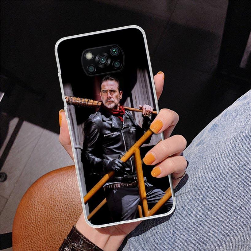 Negan The Walking Dead Phnoe Case for Xiaomi Poco X5 X6 X7 Pro X4 Gt F7 Ultra M8 M7 Redmi 15C 15 13C 13 12C 12 Unique Cover Coqu