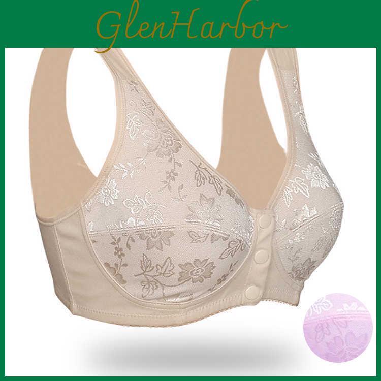 Women Bras Front Buckle Cotton Lingerie Front Close Bra Leisure Comfortble Underwear