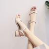 Сандалии на толстой подошве Cool Shoes - Новый стиль, мягкая кожа, универсальные босоножки на высоком каблуке