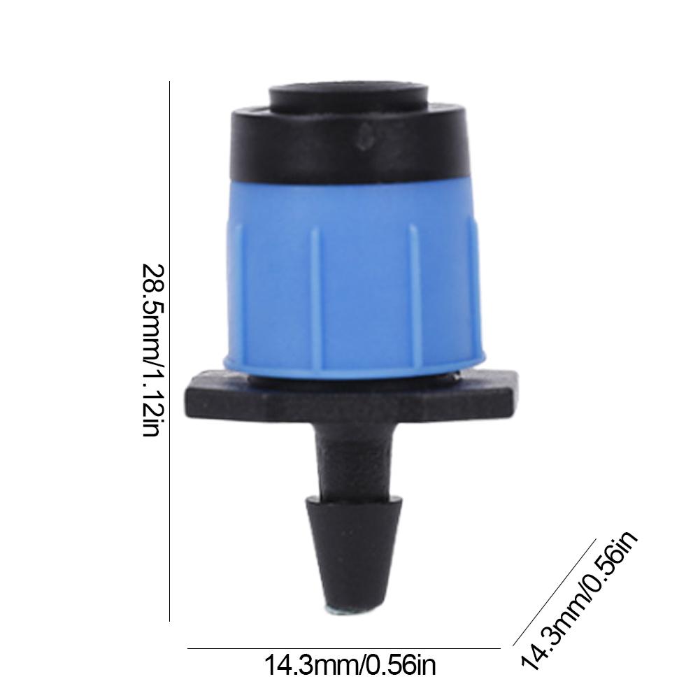 20/100 шт. Регулируемые микрокапельницы для полива, распылители на 360 градусов, садовые эмиттеры, капельницы, система полива газона и овощей, система охлаждения