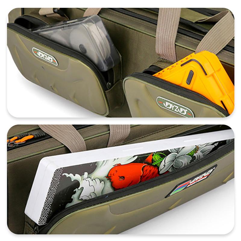 Многофункциональная водонепроницаемая сумка для удочек, сумка для рыболовных снастей, легкая сумка для удочек, вместительная сумка для удочек для соленой воды