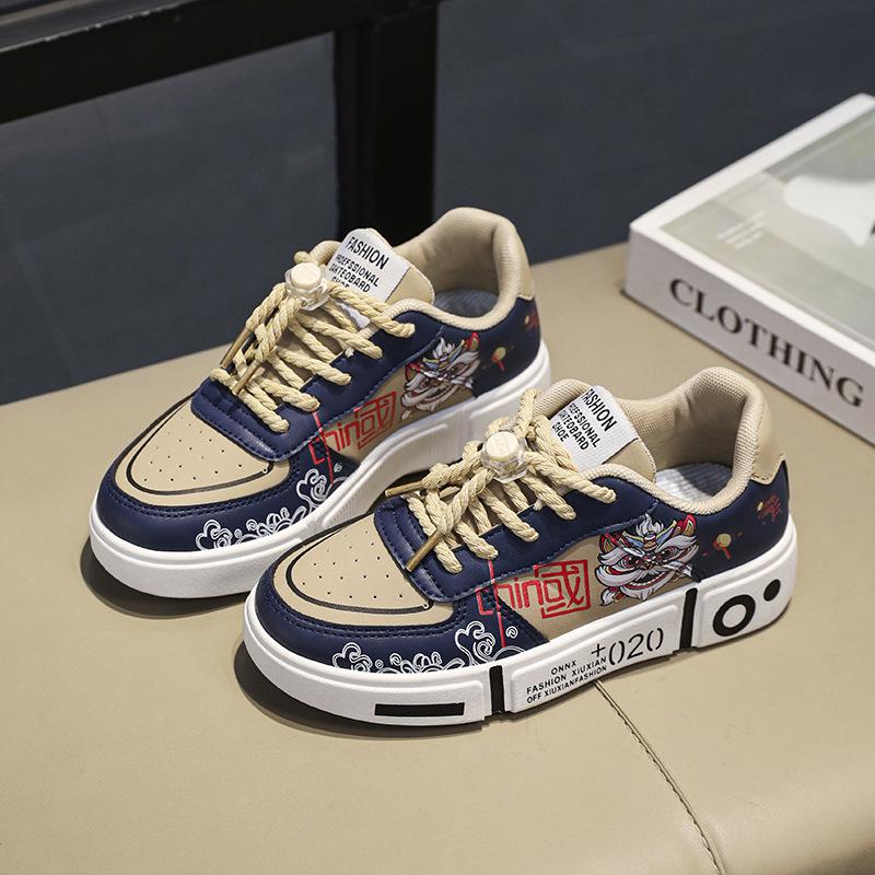 Classmates Boys Children'S Sneakers Middle Older Boys Low Top Skateboard Shoes Students Soft Sole Sneakers