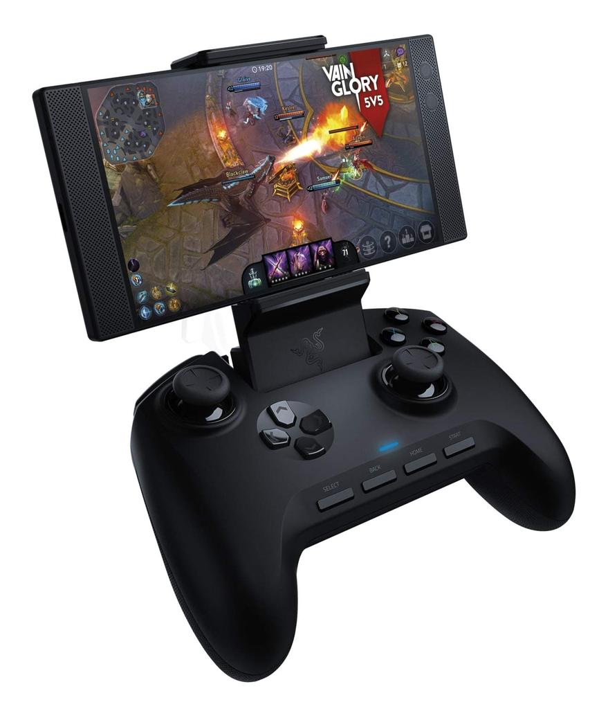 Мобильный контроллер Razer Raiju Mobile для подключения к Android-смартфону и ПК, совместимый с авторизованными в Японии многокнопочными Bluetooth/USB-C [Гарантировано