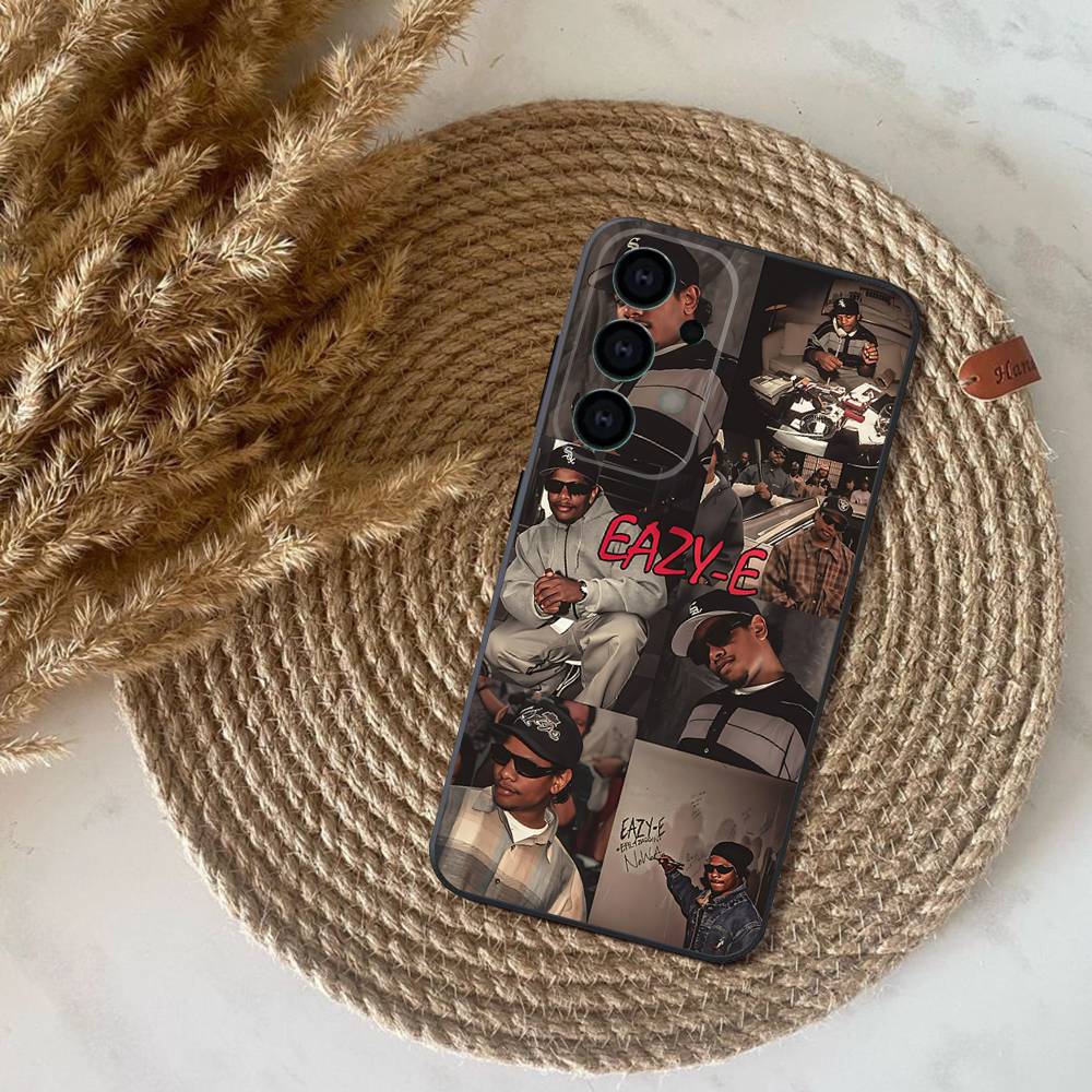 Чехол для телефона рэпера E-Eazy E для Samsung S25, S24, S21, S22, S23, S30, Ultra, S20, Plus, Fe, Lite, Note, 10, 9, 5G Черный чехол