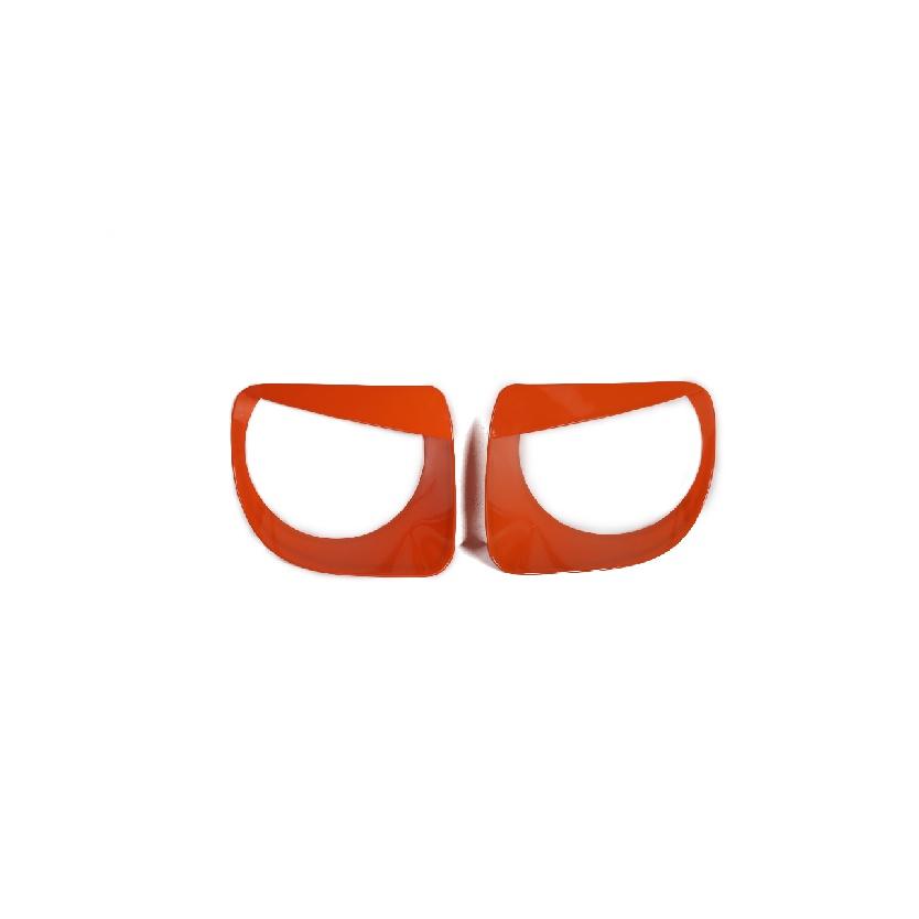 Наклейки на передние фары автомобиля, декоративные наклейки для Jeep Renegade 2022 2023, наружные колпаки для фонарей