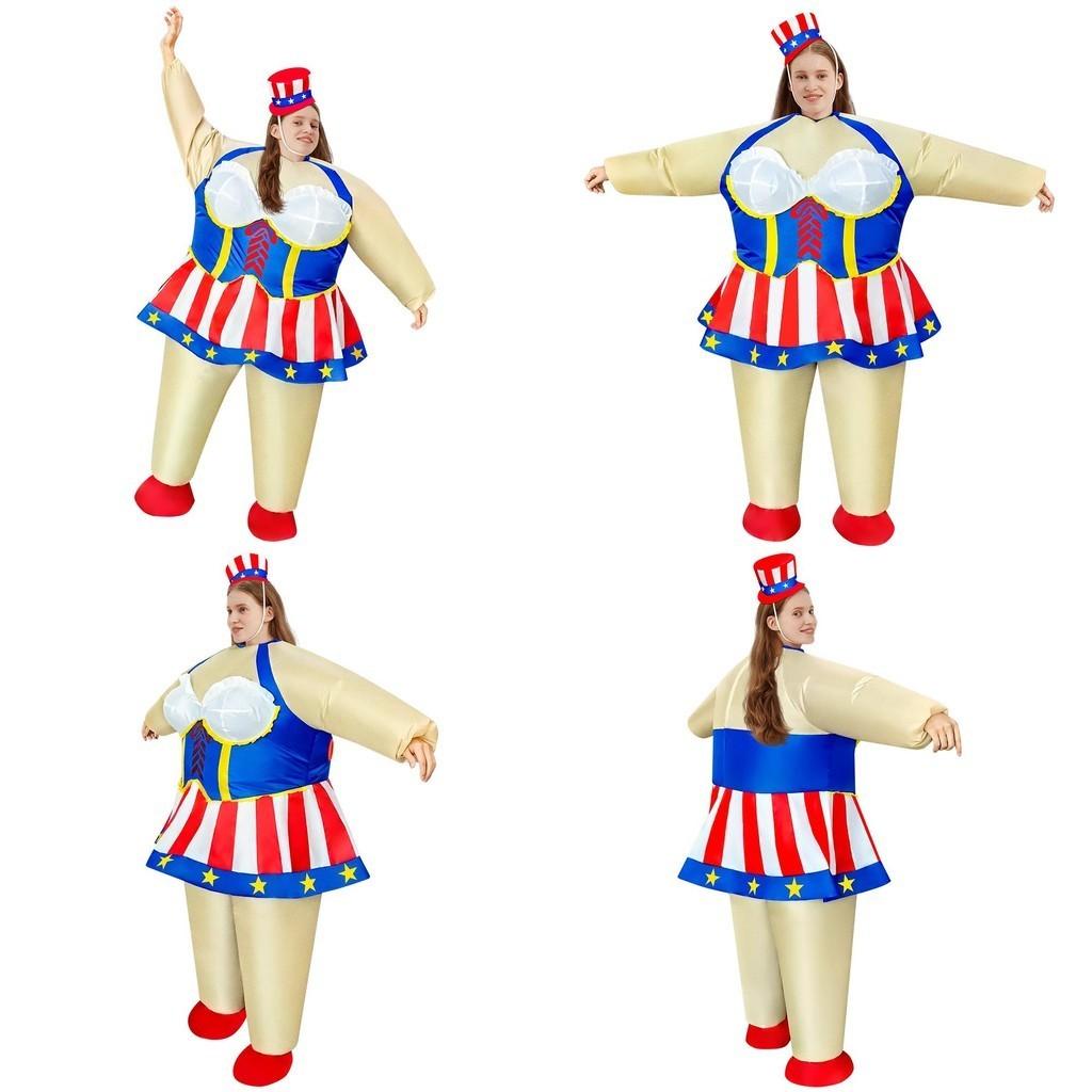Independence Day Inflatable Costume National Day Patriotic Party Performance Doll Costume