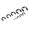 Stainless Steel E-Clips External Retaining Ring Assortment Set Opening Snap Rings Circlip Washers Shaft Fastener Fixing Parts