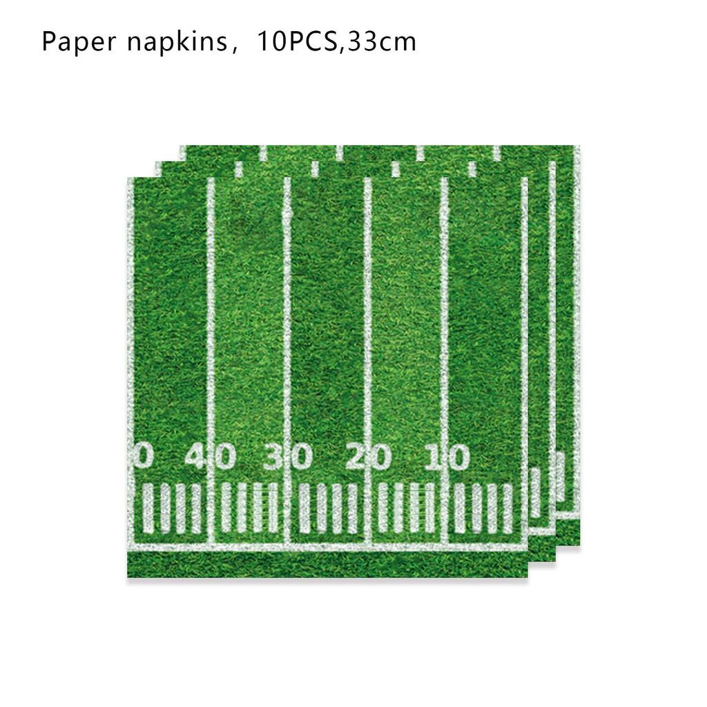Super American Football Kids Birthday Party Cutlery Paper Plates Tissue Tablecloths Home Decoration