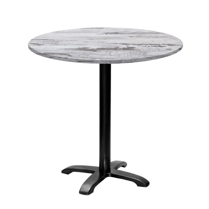 Table ronde Ø 80 cm - modèle Bazila chêne Islande