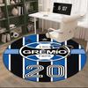 1PC round rug Fc Crest Design Printed Round Area Rug ,Rug For Home Office, Round Chair Rug, Decorative Carpet Fan gifts Christmas gift