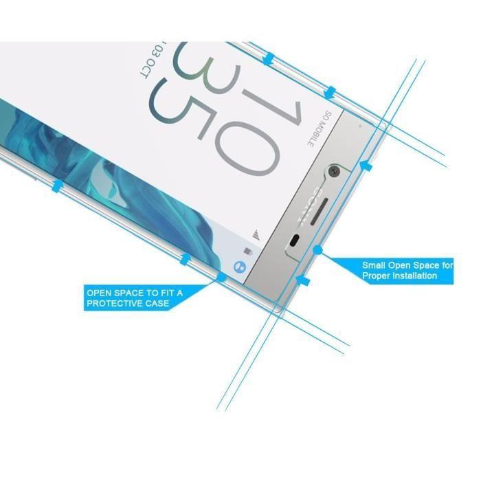 Verre Trempe Sony Xperia XZ - [Pack 2] Film Vitre Protection Ecran Ultra Resistant [Phonillico®]