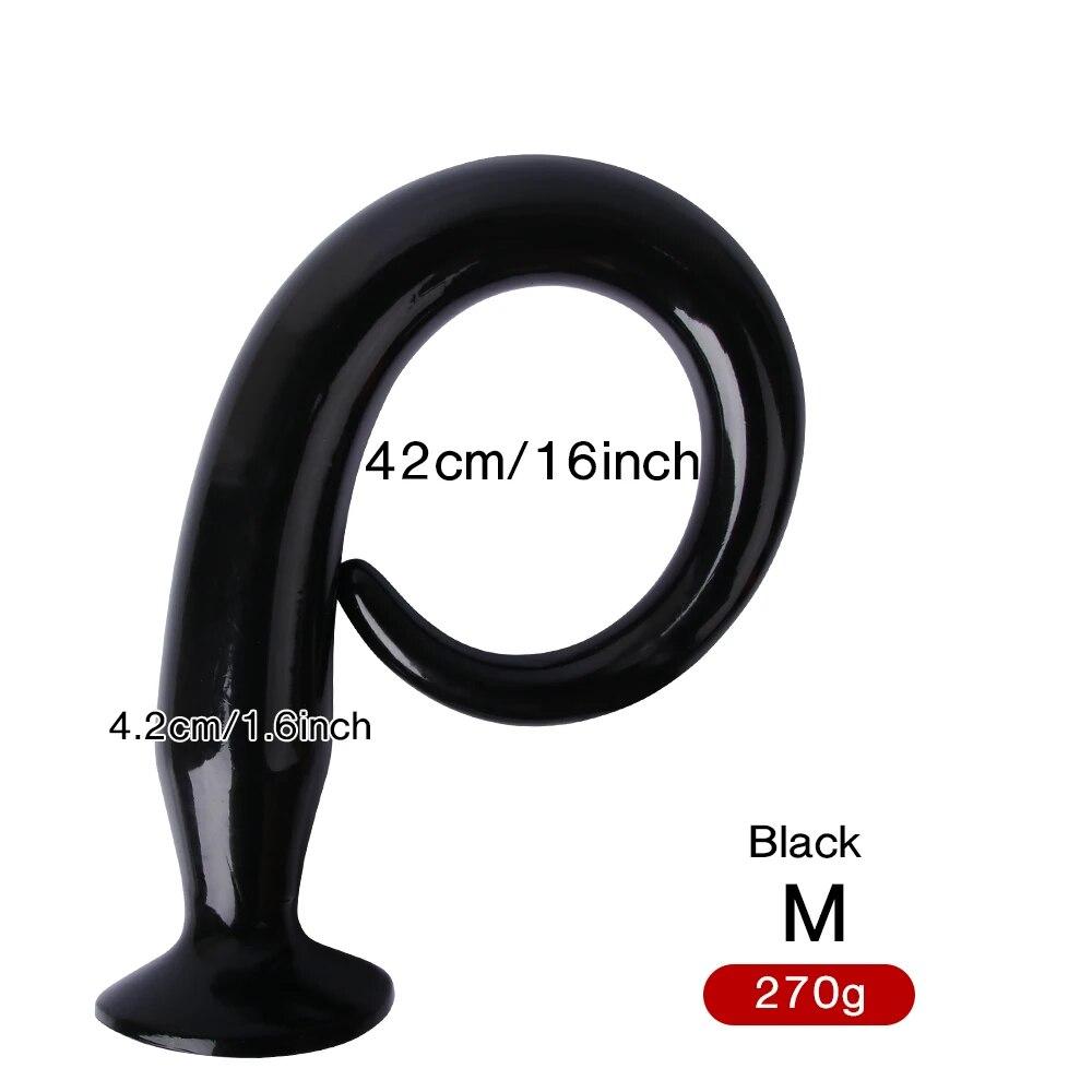 Анальная пробка, супер длинная Анальная пробка, хвост для женщин, анальный фаллоимитатор, расширитель, мужской массаж простаты, эротические сексуальные игрушки для пар, секс-игрушка для женщин
