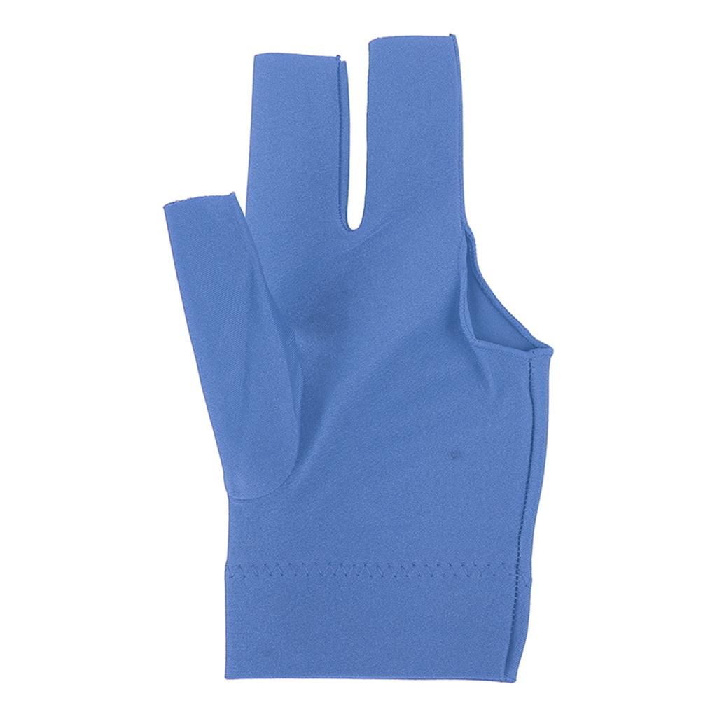 Перчатки для бильярда Пул 3 пальца Перчатки для кия Перчатки для стрелков Снукер Спортивная перчатка для кия для левой правой руки Синие