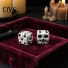 Handheld Lightweight Dice Skull for Adults, Gothic Resin Shaped Portable Running Groups 6 Sided Entertainment, Halloween Party Favors Matte