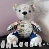 10pcs/Set Creative Acrylic Memory Bear Templates Patchwork Cutting Ruler DIY Child Toy Gift Home Sewing Pattern With Instruction