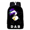 Stylish Dab Panda Backpack For Kids With Adjustable Padded Shoulder Straps And Large Capacity