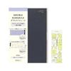 Midori Double Schedule Notebook 2025 B6 Monthly Progress Limited Bookmark Included Navy 22320006 (Starting October 2024)