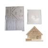 3D Silicone Mold House Candle Holder Moulds Handmade Crafting Moulds for Crafts and Home Decor with Unique Design