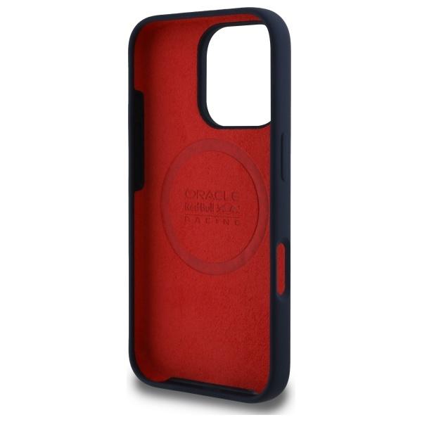 Red Bull Rbhmp16X24Sihsrv Iphone 16 Pro Max 6.9 Жесткий чехол Гранатовый/Navy Силиконовый Горизонтальный логотип Magsafe