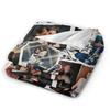 off campus Hannah and Garrett  Blanket Cover  Flannel Throw Blanket Bedding Couch Decoration Soft Warm Bedsprea,