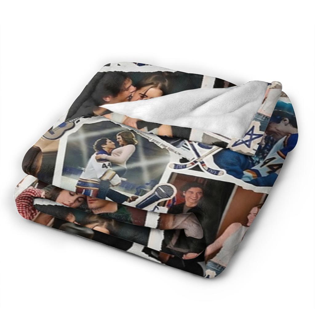 off campus Hannah and Garrett Blanket Cover Flannel Throw Blanket Bedding Couch Decoration Soft Warm Bedsprea,