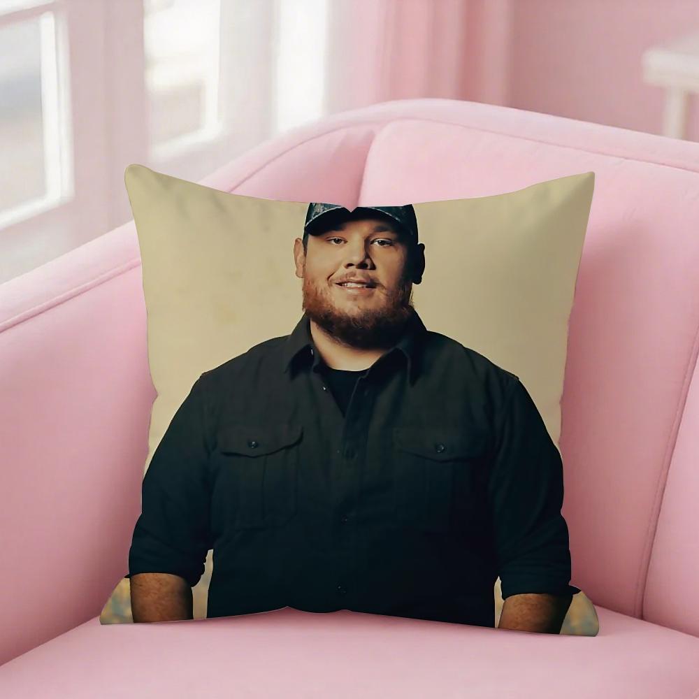 Singer L-Luke C-Combs Наволочка Квадратная Двусторонняя Печать Короткий Плюш Чехол для Диванной Подушки Спальня Прикроватная Подушка