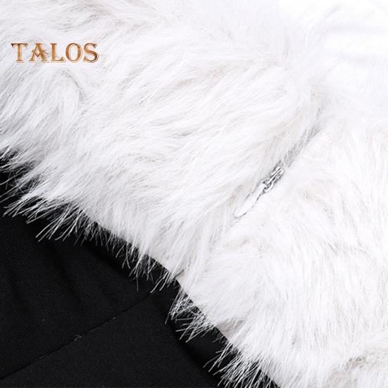 Женское вечернее платье с открытыми плечами, без рукавов, без спинки, без воротника, бандо, пушистый искусственный мех, декор, разрез сбоку, коктейльное вечернее платье-макси, выпускной, топ-платье