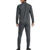 Under Armour Solid Color Zip Jacket Casual Sports Suit Men Jackets Gray 1357139-012