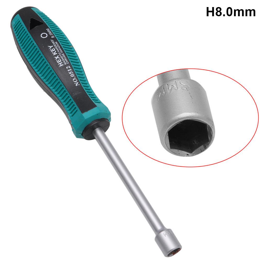 Metal Socket Driver Wrench Screwdriver 3mm-14mm Hexagonal Screw Driver Repair Tools for Maintenance and Repair