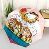 1pc Garfield Ice Cream Adventure Umbrella with Plastic Handle,Suitable for All Seasons Home Travel Outdoor UmbrellaM1358