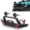 Металлический передний бампер со светодиодным набором для TRX-4 Axial SCX10 II 90046 RC Crawler