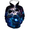 Cool 3D Skull Hoodies Unisex Casual Personality Hoodie Sweatshirts For Men
