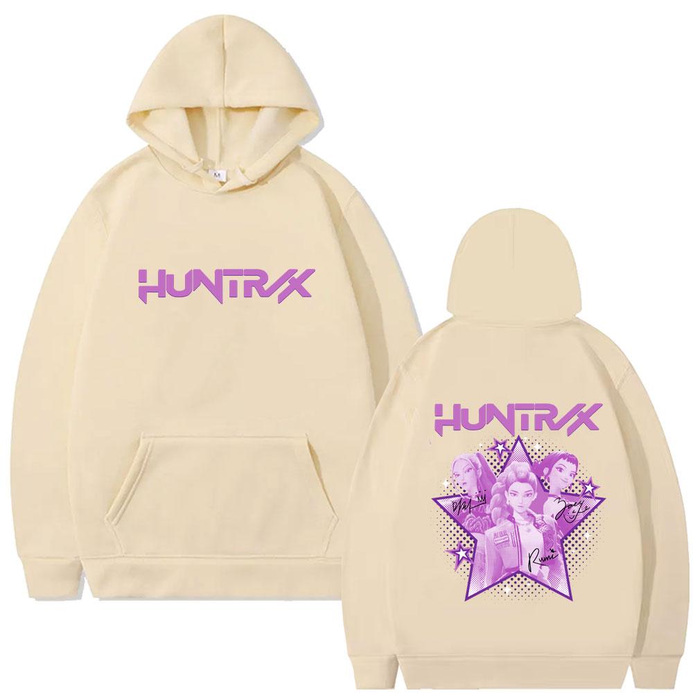 K-pop Толстовка Охотники на демонов Руми Мира Зои Графическая толстовка Мужская Женская Одежда Толстовки оверсайз Мужской Винтажный Пуловер