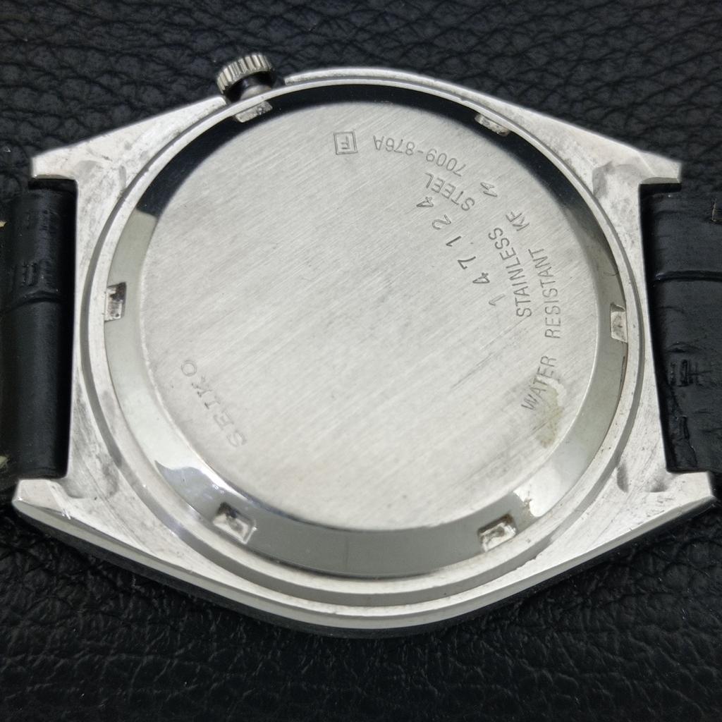 ВИНТАЖНЫЕ АВТОМАТИЧЕСКИЕ ЧАСЫ SEIKO 5 7019A ЯПОНИЯ МУЖСКИЕ ЖЕЛТЫЙ ЦВЕТ ЦИФЕРБЛАТ a708555-1