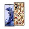 Прозрачный чехол для телефона для Xiaomi Mi 14 13 12 11 Ultra 13T 12T 11T Poco X3 NFC F3 F6 Pro 5G Мягкий ТПУ Новогодний Рождественский узор