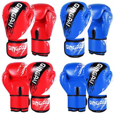 Боксерские перчатки для детей и взрослых из искусственной кожи Muay Thai Guantes De Boxeo Free Fight MMA Sandbag Training Перчатки для мужчин и женщин