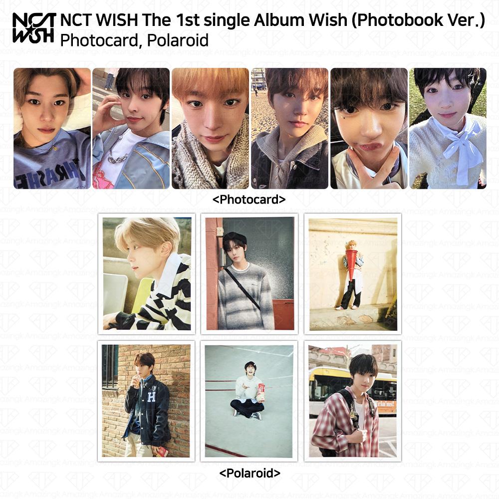 NCT WISH The 1st Single Album WISH Official Photocard Polaroid RIKU YUSHI KPOP