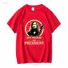 Dave Mustaine for President T Shirt S to 4XL long sleeves vintage Washed homme streetwear Stylish Stretched Unisex Breathable