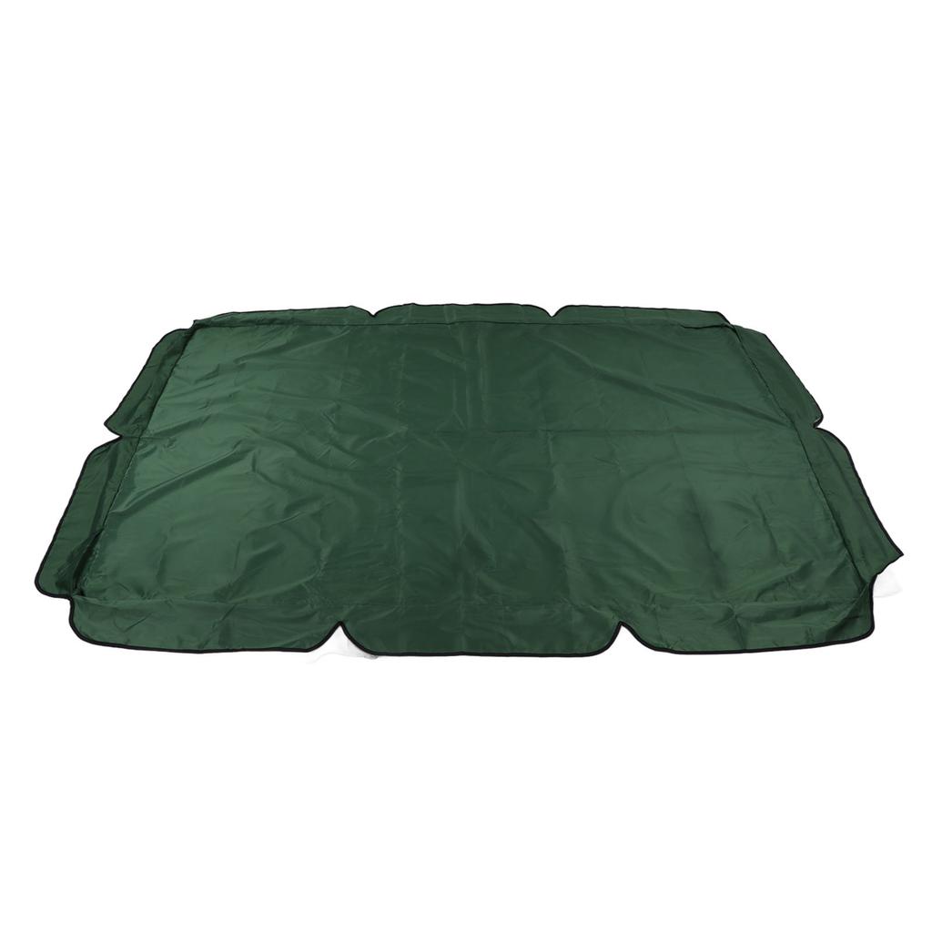 Outdoor Swing Canopy Waterproof Porch Top Cover Replacement UV Proof for Patio Yard Chair Dark Green
