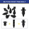 Plastic Rivets, 120Pcs Plastic Push Pin Clips Body Rivets Compatible With UTV ATV Motorcycle M6 M7 M8 Retainer Fastener Replace 7661855 Fits For