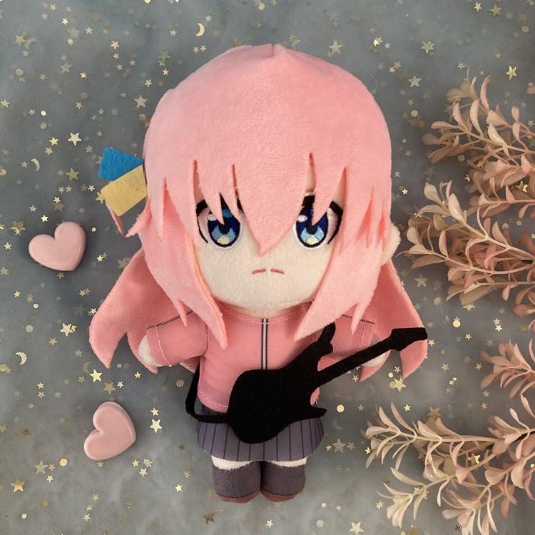 Плюшевая кукла-игрушка BOCCHI THE ROCK 20 см Гото Хитори Ямада Рё Милая Мягкая Набивная Подушка Подарок на День Рождения