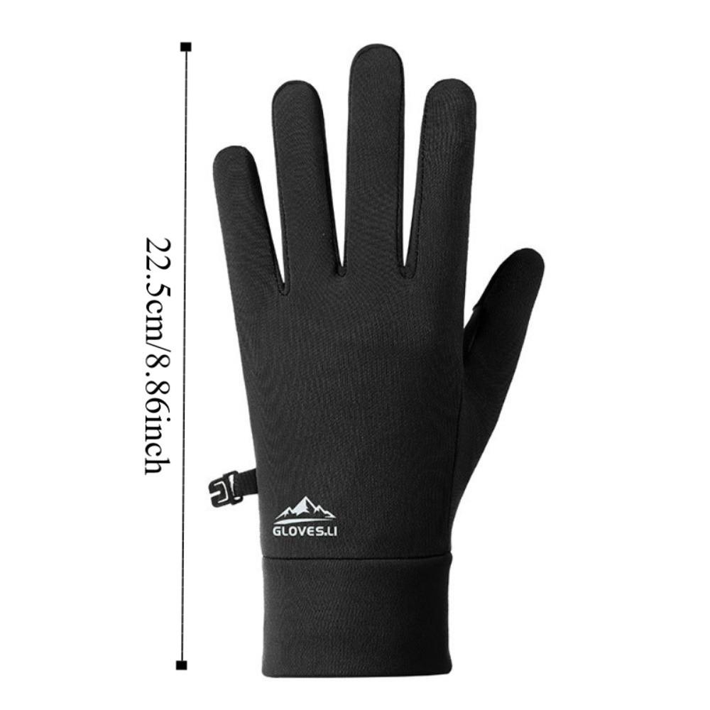 Thermal Fleece Thick Cycling Gloves Warm Outdoor Gloves Winter Cycling Gloves Sports