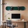 Wall Mount Bracket Acrylic Skateboard Bracket, Horizontal Snowboard Display Rack, Clear Heavy Duty Board Stand Sturdy Longboard Holder, for