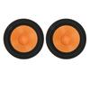 2PCS Orange Subwoofer Cone Rubber Surround Drum Paper Paper Speaker Cone  Speaker Repair