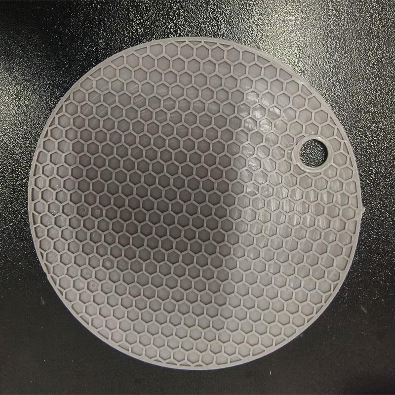 Round Heat Resistant Silicone Mat Drink Cup Coasters Insulation Non Slip Pot Holder Thicken Table Placemat Kitchen Accessories