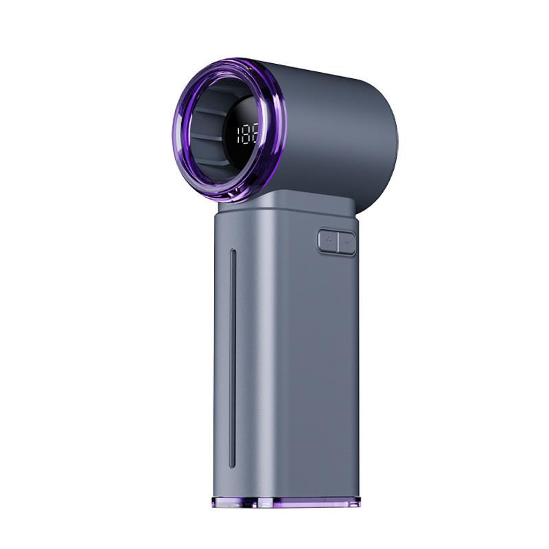 199-Speed Ice Mist Handheld Fan 4000mAh Portable Multifunctional Electric Turbo Fan One-Touch Spray Pocket Fan