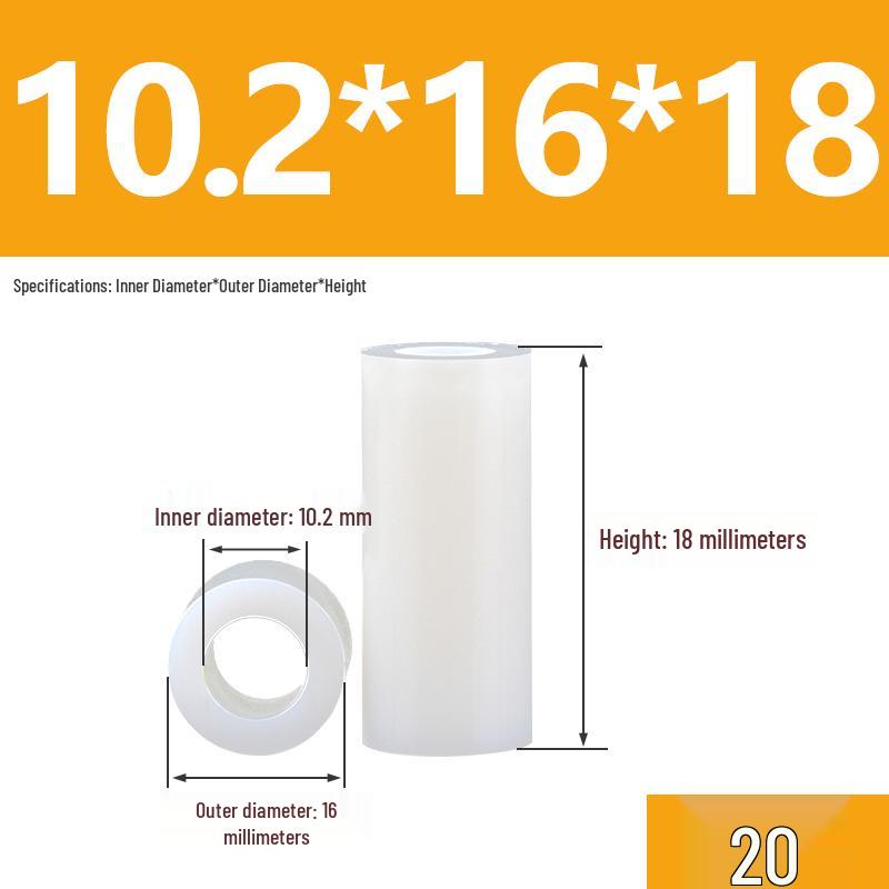 Plastic Insulating Spacer Sleeves M5-M12