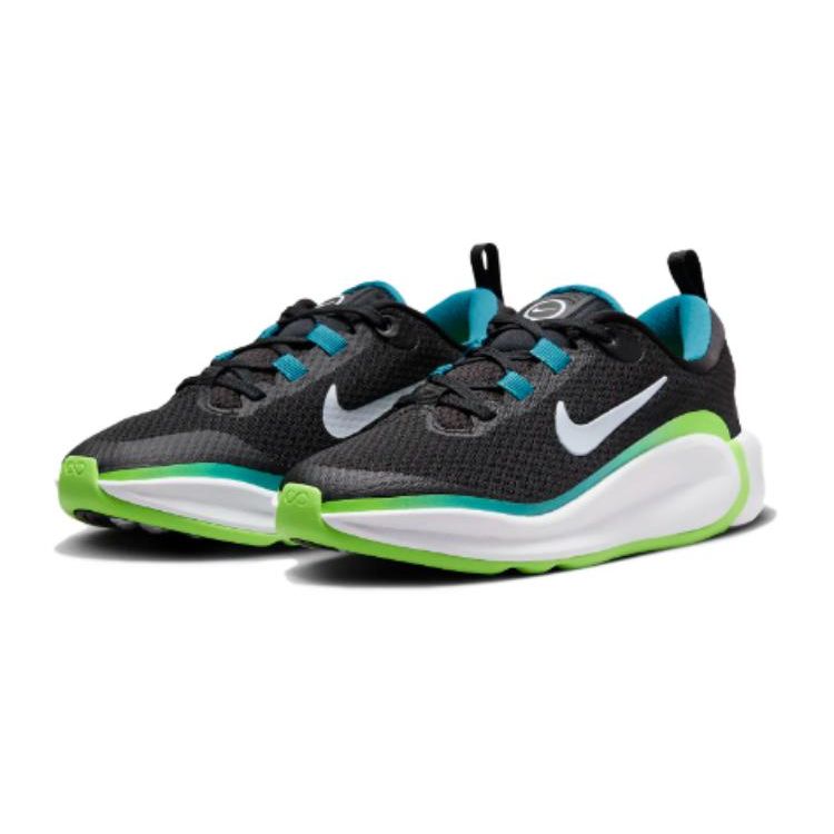 Nike Infinity Flow GS Black Green Strike Kids Sneakers Aquamarine Football-Grey FD6058-005